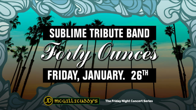 Forty Ounces: ONE NIGHT ONLY at Brookline - 1/26/2018