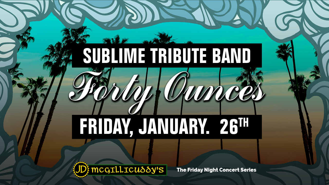 Forty Ounces: ONE NIGHT ONLY at Brookline - 1/26/2018