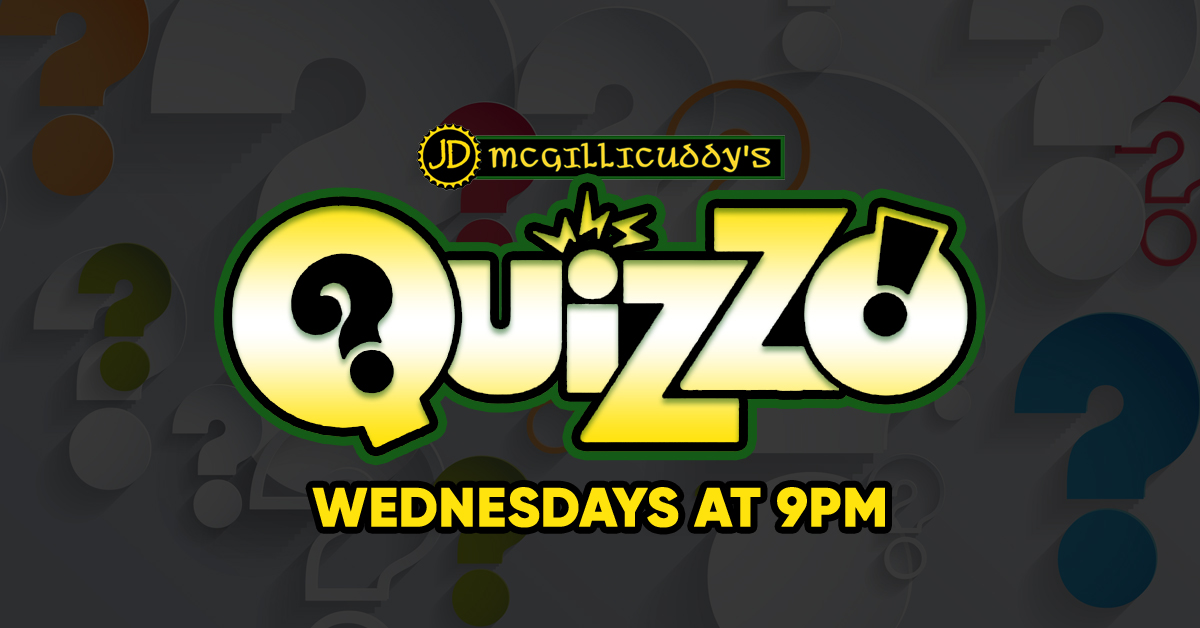 Quizzo at J.D. McGillicuddy's
